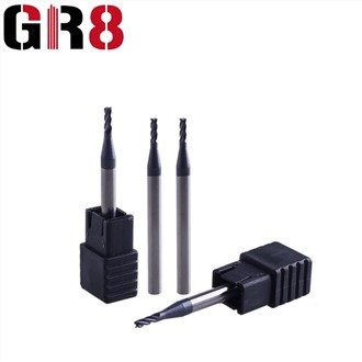 2 قطع طحن مسطحة ذات قطر صغير